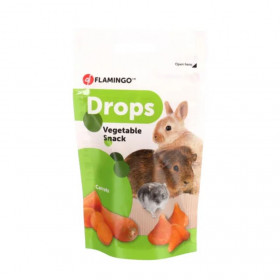 Лакомства с моркови Flamingo Carrot drops за гризачи